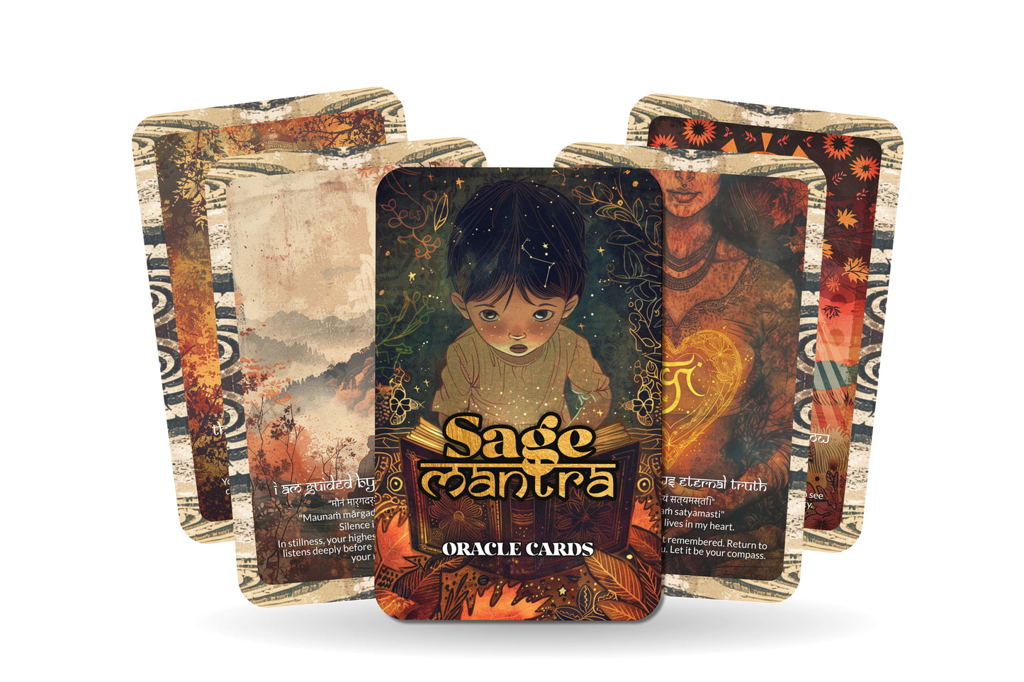 Sage Mantra – A Wisdom Keeper Oracle Deck – 22 Oracle Cards – Guidance from the Ancient Path