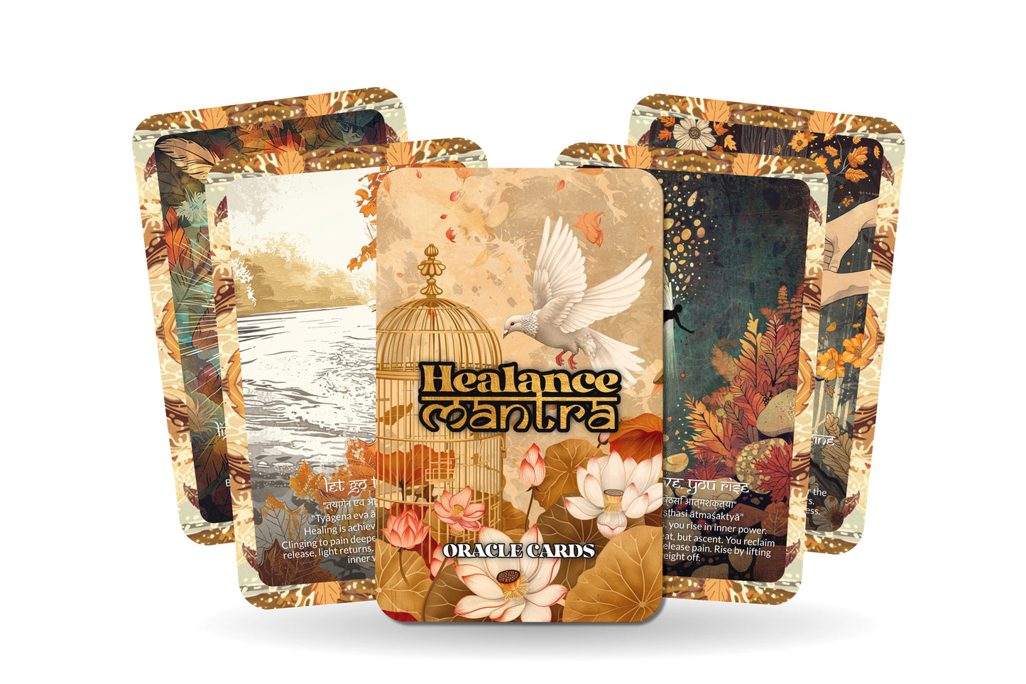 Healance Mantra – A Vibrational Healing Oracle Deck – 22 Oracle Cards – Energy Medicine for the Soul