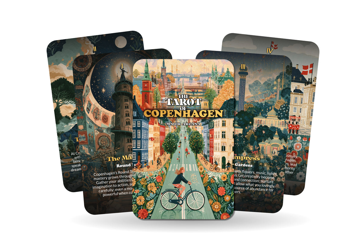 The Tarot of Copenhagen – A Nordic Heritage Tarot Deck – 22 Tarot Cards – Sea Legends and Scandinavian Spirit