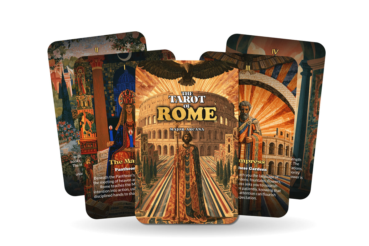 The Tarot of Rome – An Ancient Roman Tarot Deck – 22 Tarot Cards – Empire, Mythology, and Eternal City Wisdom