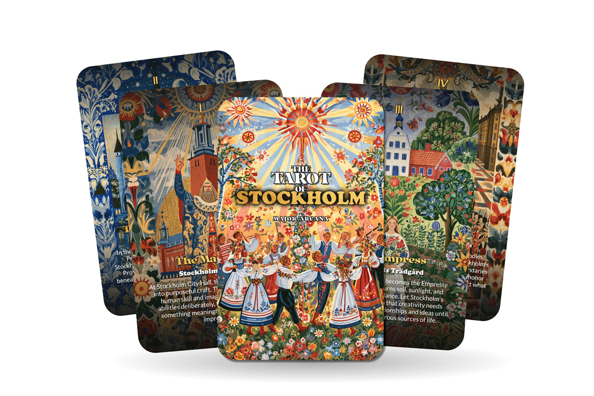 The Tarot of Stockholm – A Nordic Archipelago Tarot Deck – 22 Tarot Cards – Islands, Sea, and Scandinavian Wisdom