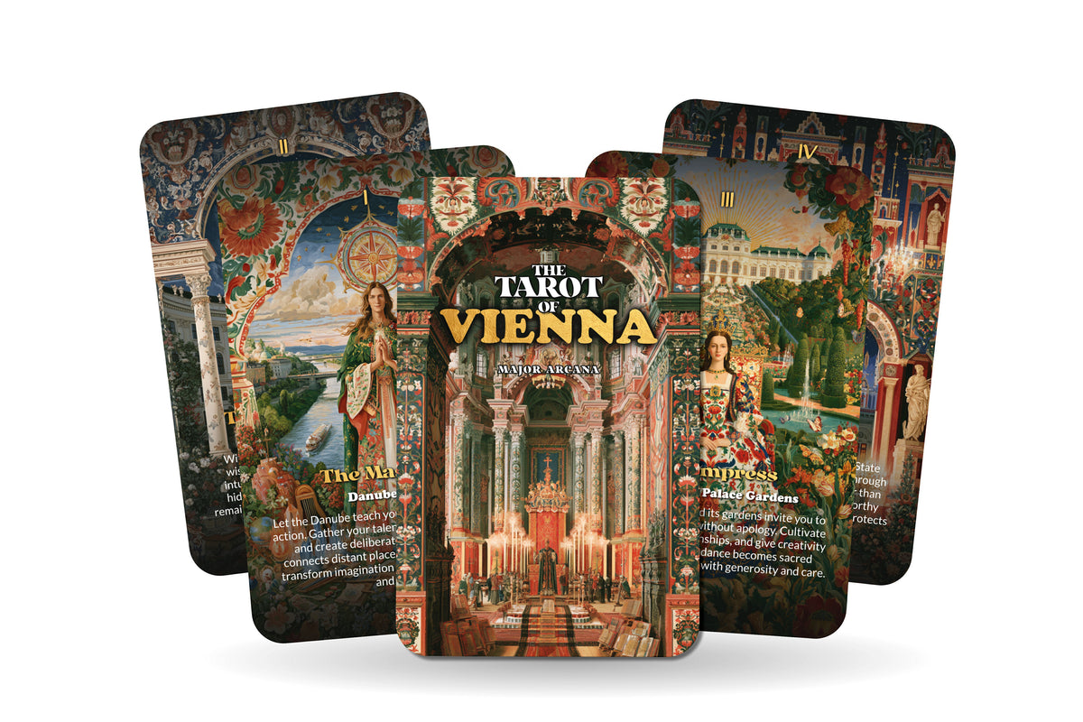The Tarot of Vienna – An Imperial Austrian Tarot Deck – 22 Tarot Cards – Palaces, Music, and Habsburg Heritage