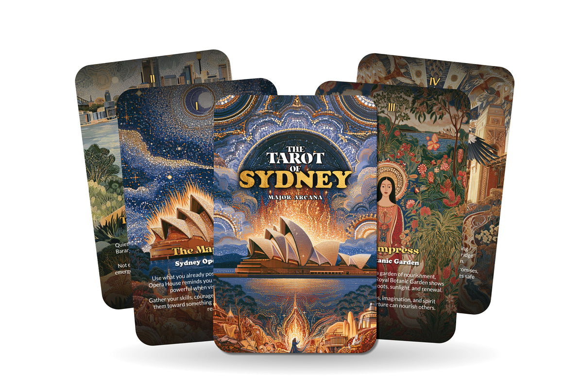 The Tarot of Sydney – An Australian Coastal Tarot Deck – 22 Tarot Cards – Harbour, Ocean, and Aboriginal Heritage
