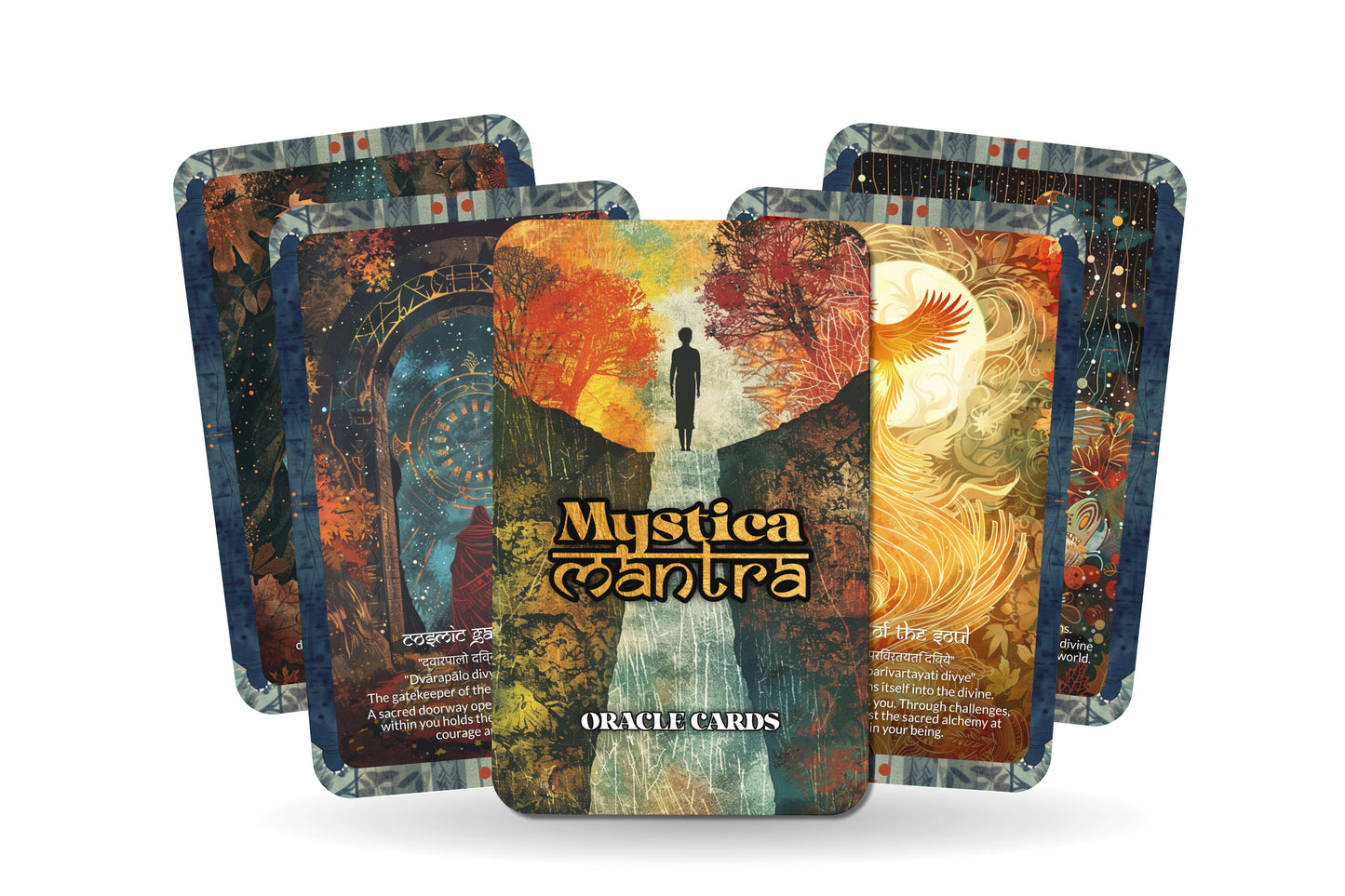 Mystica Mantra – A Divine Feminine Oracle Deck – 22 Oracle Cards – Embodying Sacred Magic
