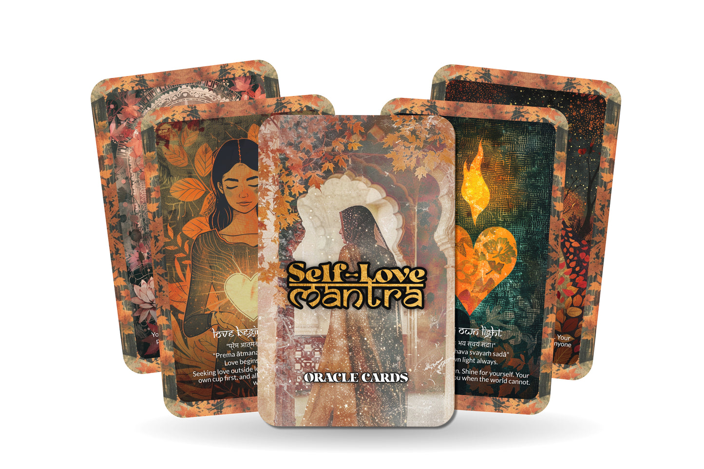 Self-Love Mantra – A Worthiness Oracle Deck – 22 Oracle Cards – Embracing the Beauty Within