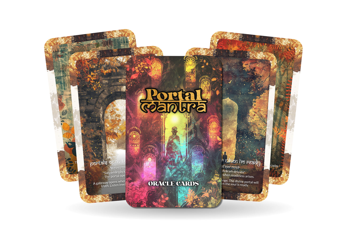 Portal Mantra – A Gateway Oracle Deck – 22 Oracle Cards – Enter the Realms of Possibility