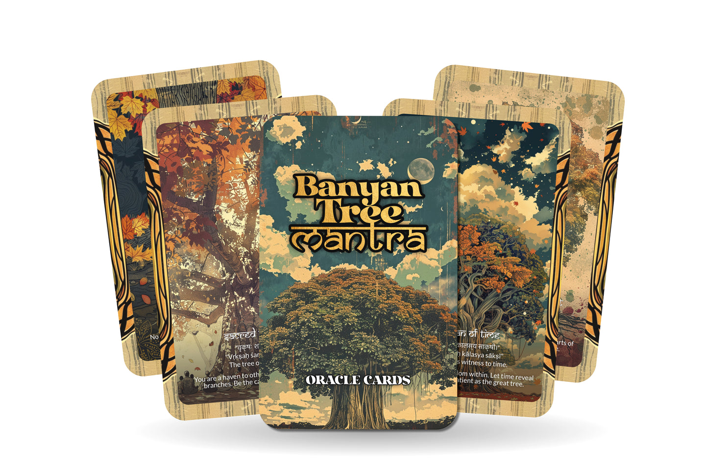 Banyan Tree Mantra – A Sacred Tree Oracle Deck – 22 Oracle Cards – Rooted in Eternal Wisdom