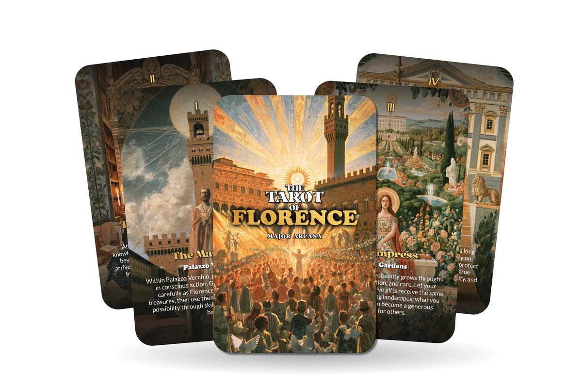 The Tarot of Florence – A Renaissance Wisdom Tarot Deck – 22 Tarot Cards – Art, Beauty, and Italian Enlightenment