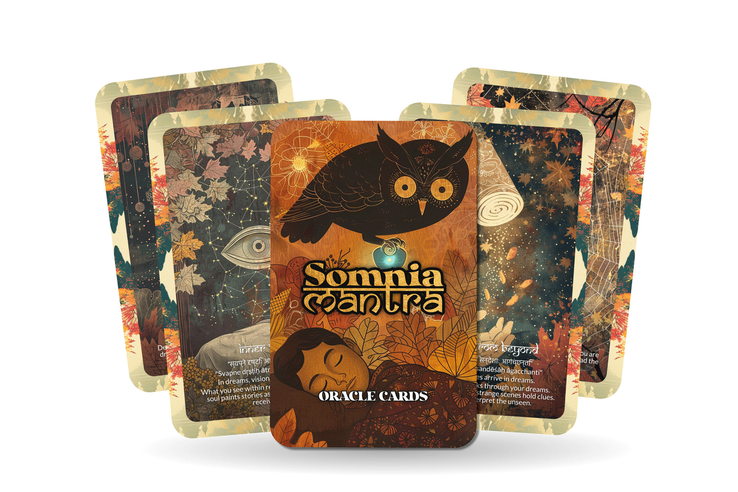 Somnia Mantra – A Dream Realms Oracle Deck – 22 Oracle Cards – Echoes from the Inner Night