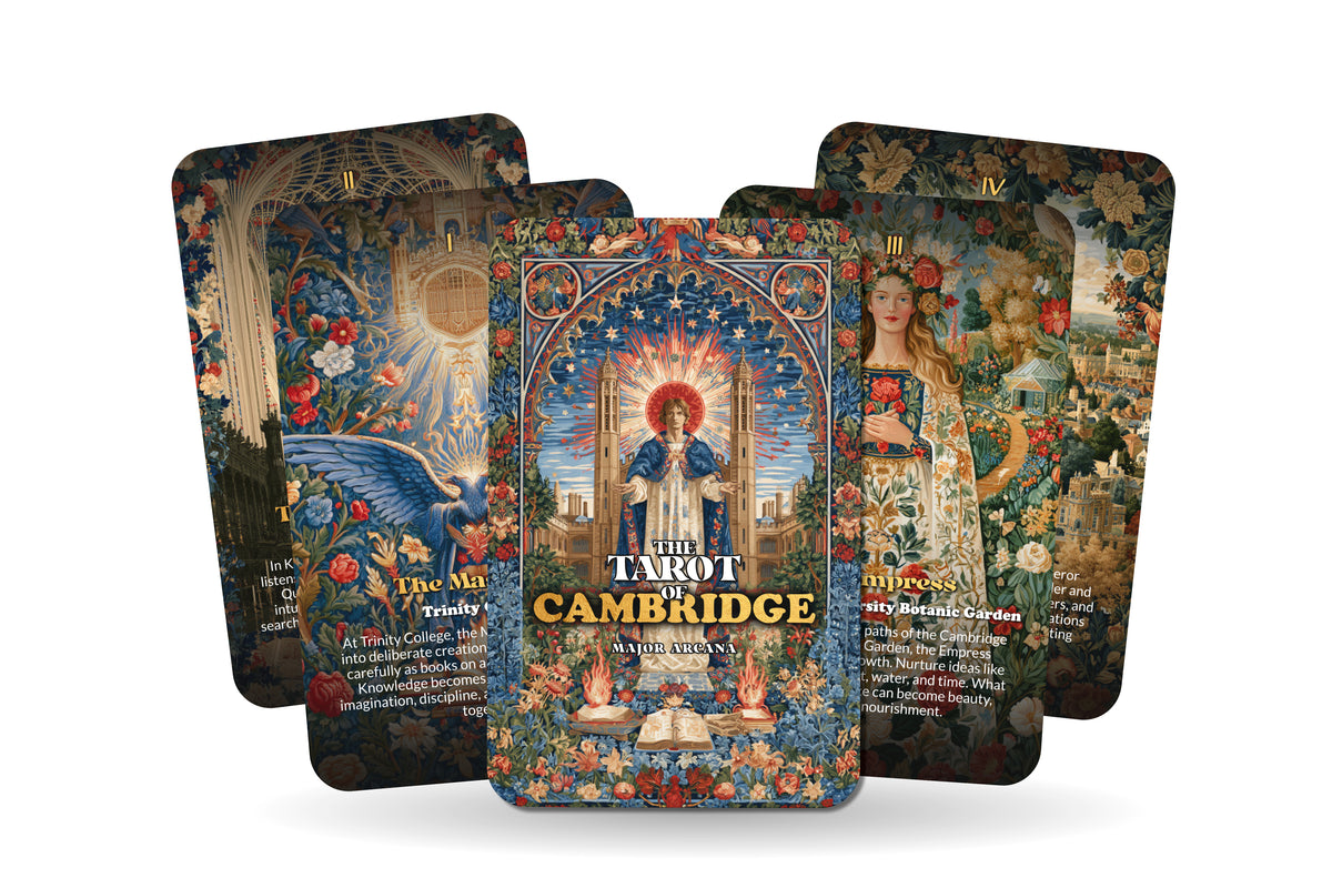 The Tarot of Cambridge – An Academic Wisdom Tarot Deck – 22 Tarot Cards – Ancient Colleges and Intellectual Discovery