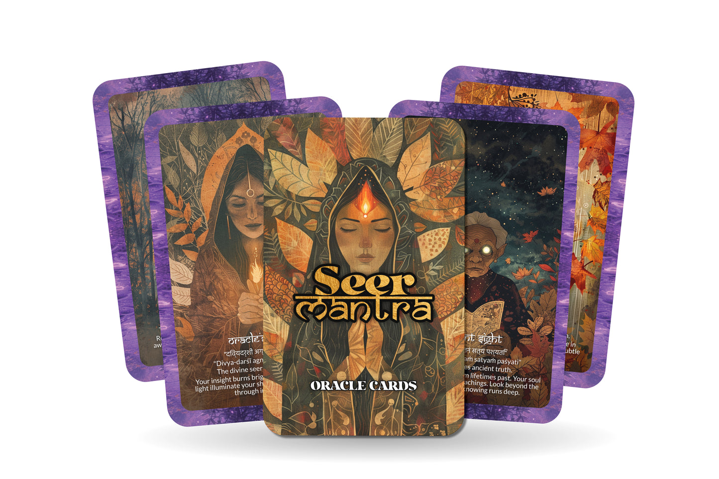 Seer Mantra – A Vision Oracle Deck – 22 Oracle Cards – Seeing Beyond the Physical Veil