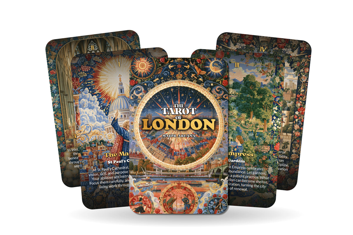 The Tarot of London – A Royal Heritage Tarot Deck – 22 Tarot Cards – Legends, Landmarks, and British Mysteries