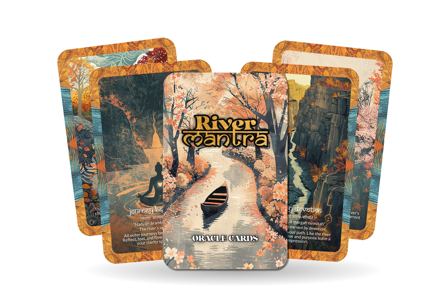 River Mantra – A Flow Oracle Deck – 22 Oracle Cards – Trusting the Current of Life