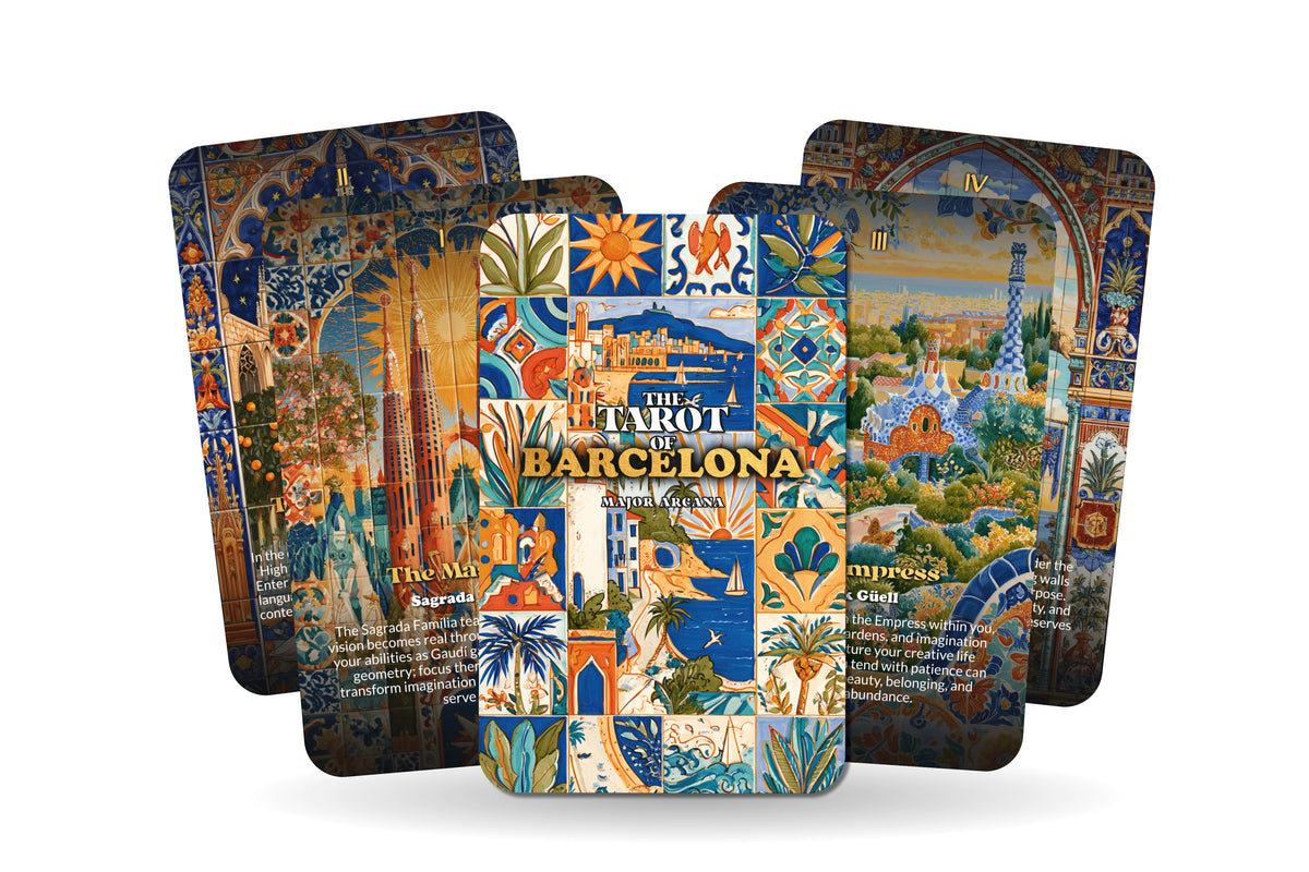 The Tarot of Barcelona – A Catalan Spirit Tarot Deck – 22 Tarot Cards – Art, Architecture, and Mediterranean Magic
