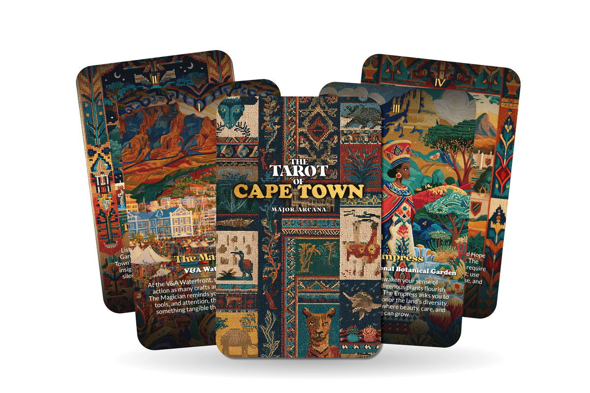 The Tarot of Cape Town – A Mountain and Ocean Tarot Deck – 22 Tarot Cards – Spirit of Table Mountain and the Sea
