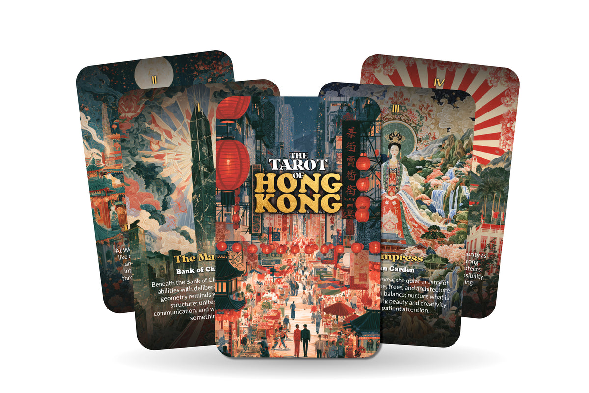 The Tarot of Hong Kong – A Dragon City Tarot Deck – 22 Tarot Cards – Eastern Wisdom and Harbour Energy