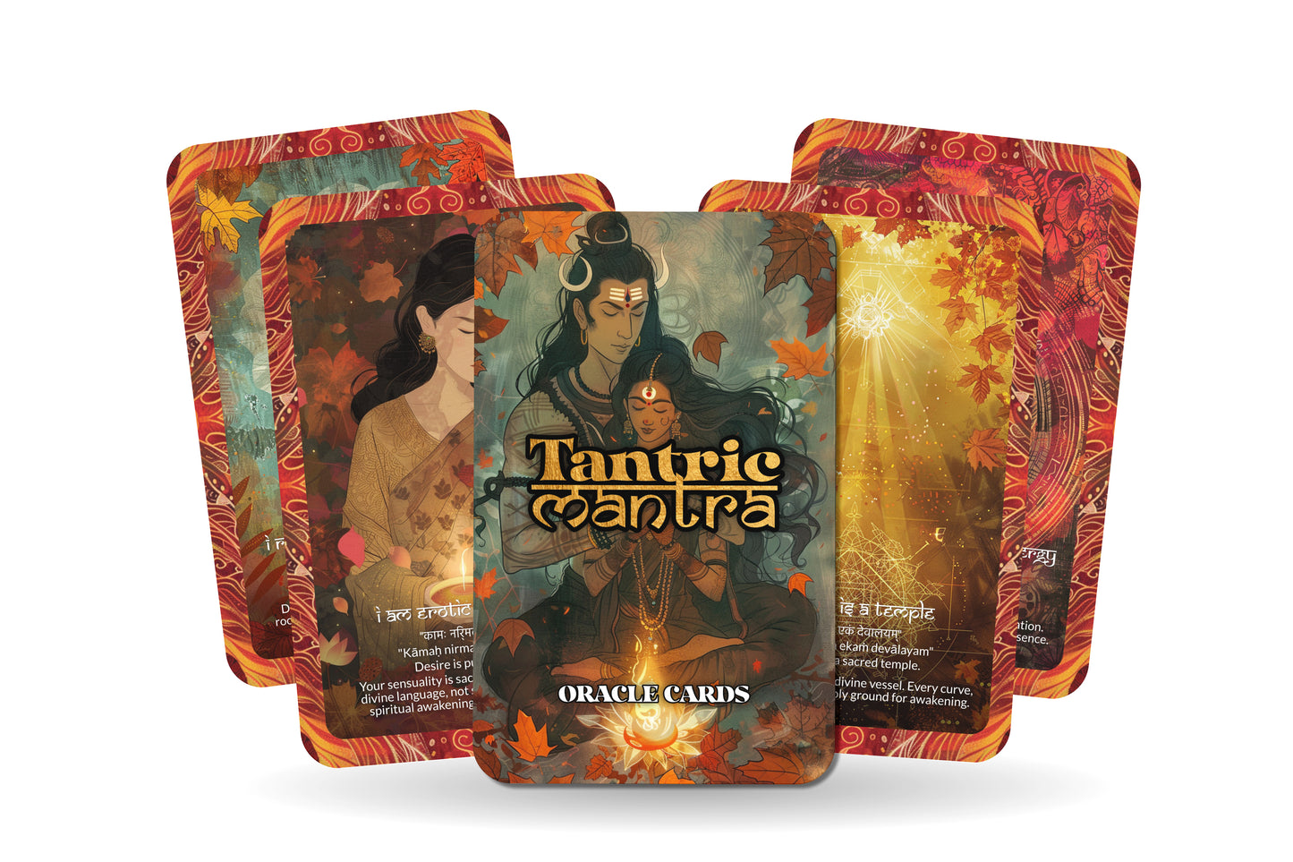 Tantric Mantra – A Sacred Union Oracle Deck – 22 Oracle Cards – Awakened Intimacy and Presence