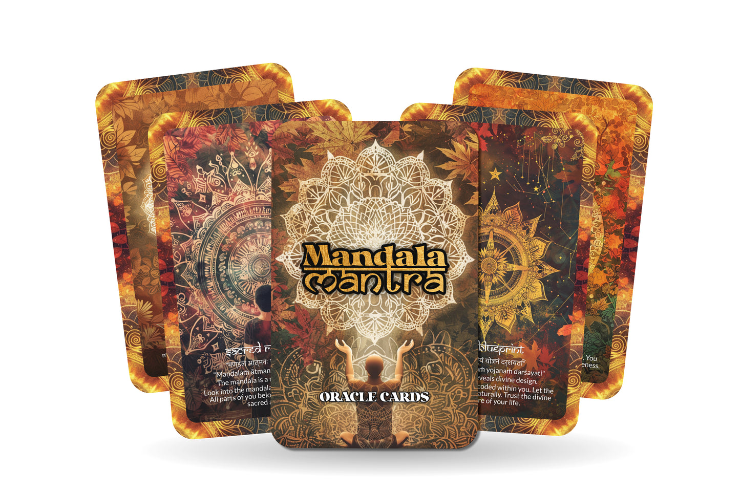 Mandala Mantra – A Sacred Geometry Oracle Deck – 22 Oracle Cards – Patterns of the Infinite