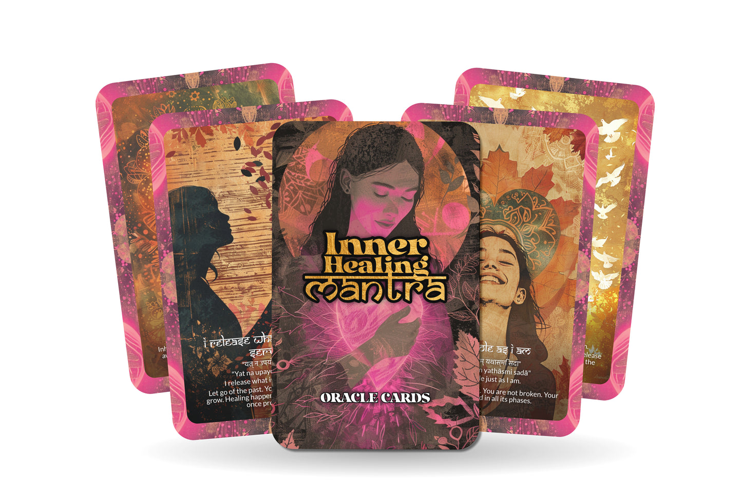 Inner Healing Mantra – A Self-Reclamation Oracle Deck – 22 Oracle Cards – Awakening the Healer Within