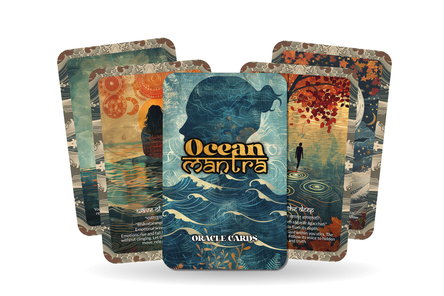 Ocean Mantra – A Flow Oracle Deck – 22 Oracle Cards – Depth, Emotion, and Surrender