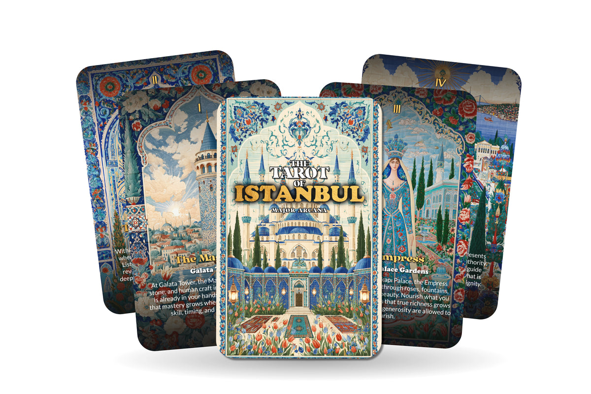 The Tarot of Istanbul – A Bosphorus Mysticism Tarot Deck – 22 Tarot Cards – Where East Meets West