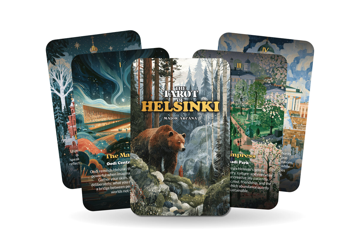 The Tarot of Helsinki – A Nordic Nature Tarot Deck – 22 Tarot Cards – Forests, Sea, and Finnish Mysticism