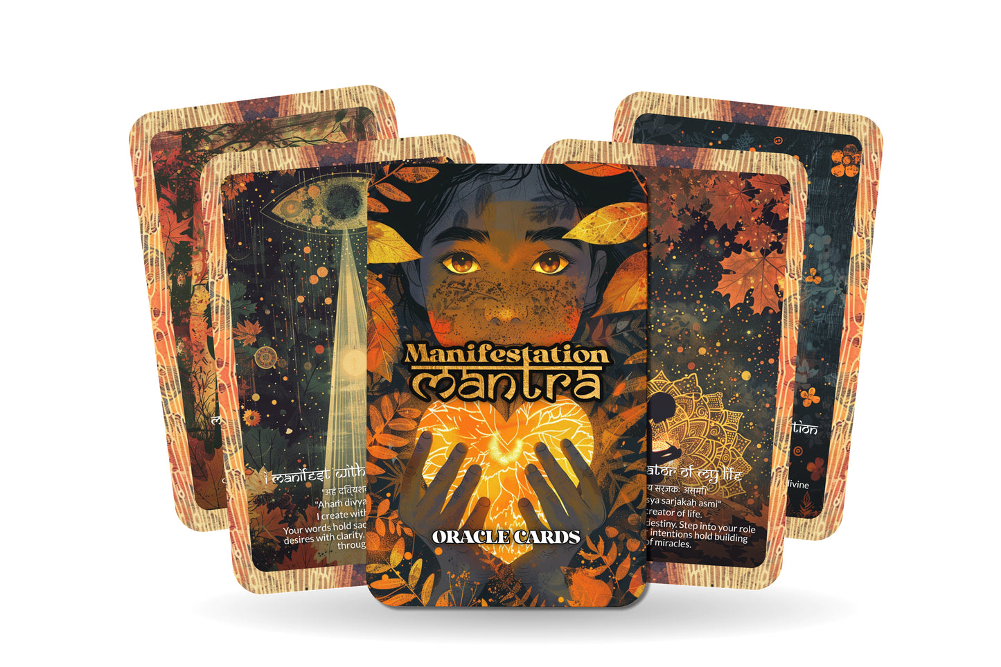 Manifestation Mantra – A Creation Oracle Deck – 22 Oracle Cards – Calling Dreams into Reality