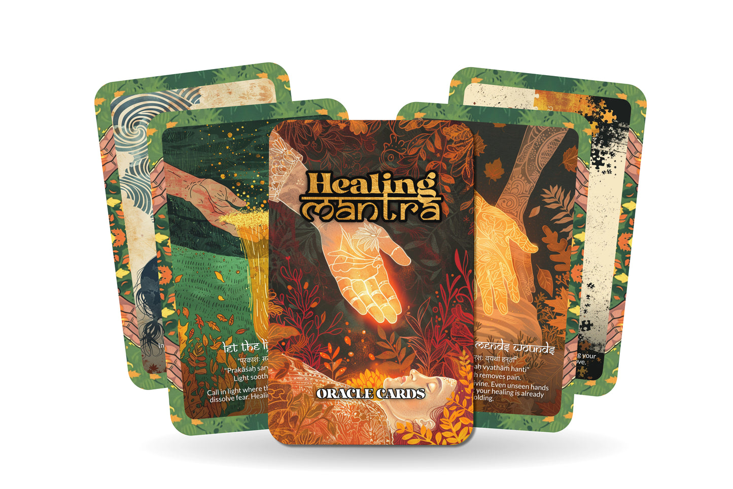 Healing Mantra – A Restoration Oracle Deck – 22 Oracle Cards – Returning to Wholeness