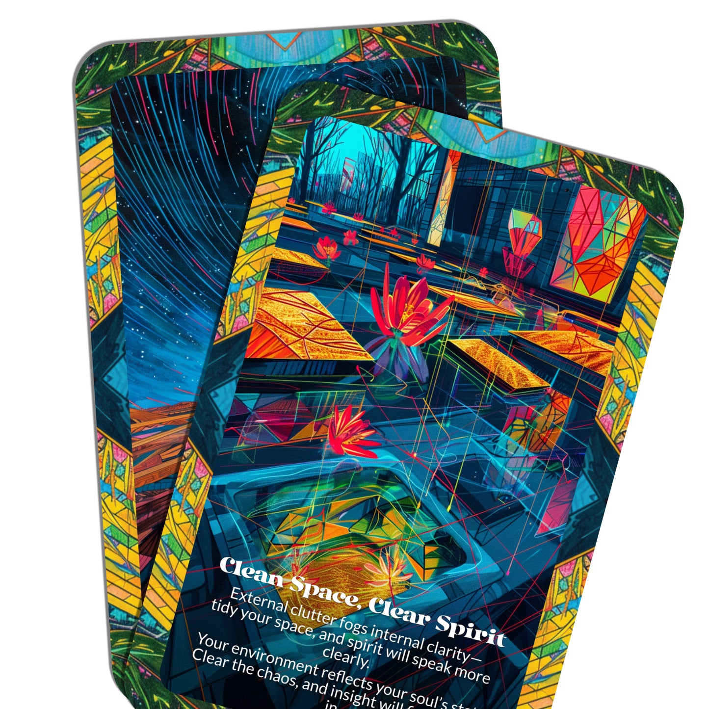 Declutter the Divine – A Simplicity Oracle Deck – 22 Oracle Cards – Make Space for Spirit to Breathe