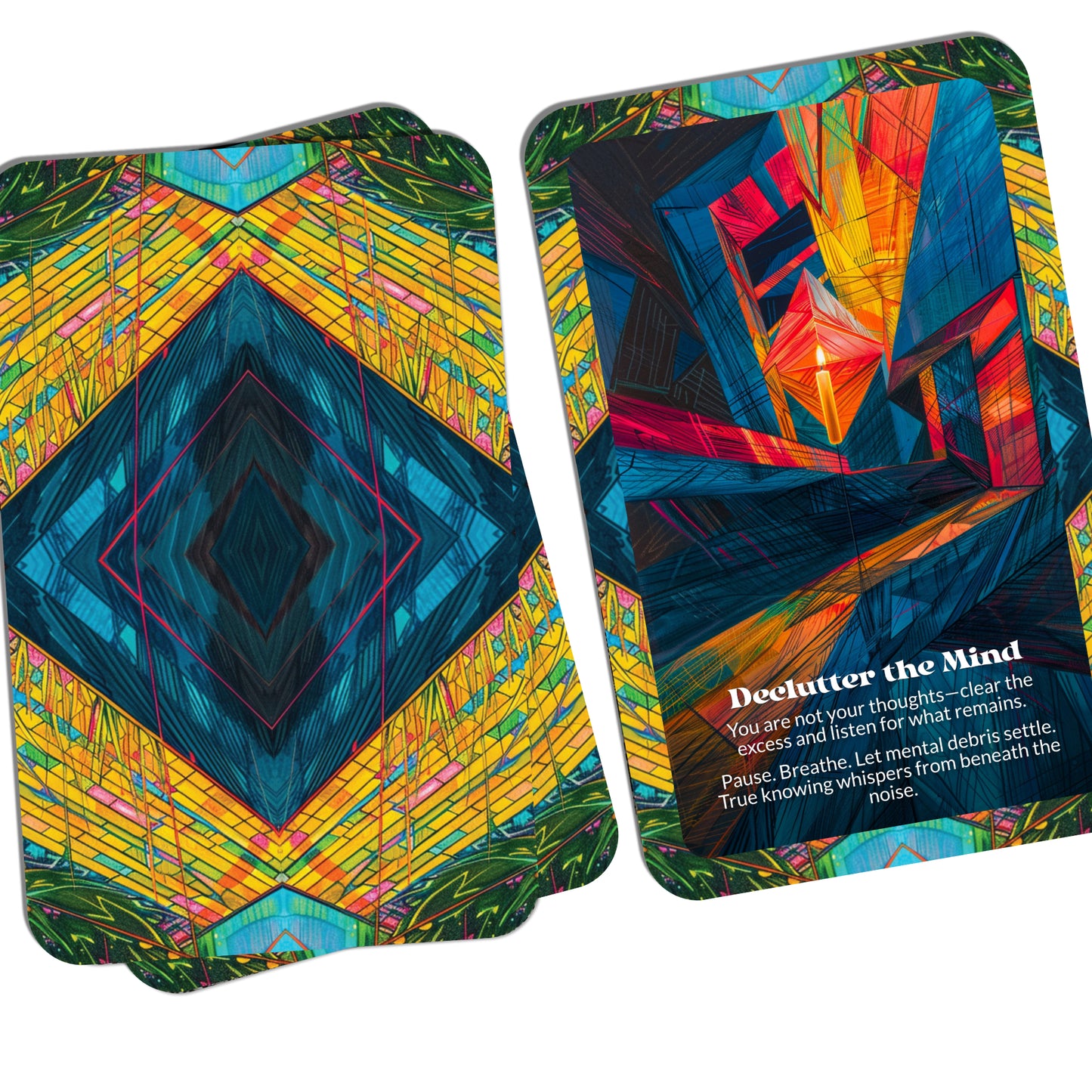 Declutter the Divine – A Simplicity Oracle Deck – 22 Oracle Cards – Make Space for Spirit to Breathe