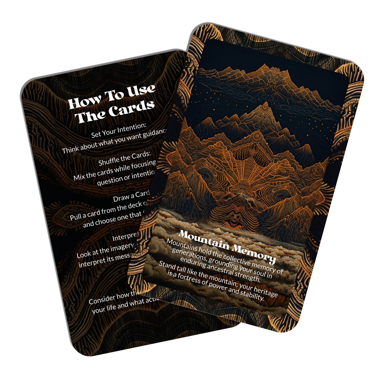 Stone Memory – An Ancestral Earth Oracle Deck – 22 Oracle Cards – Echoes Held in Ancient Ground