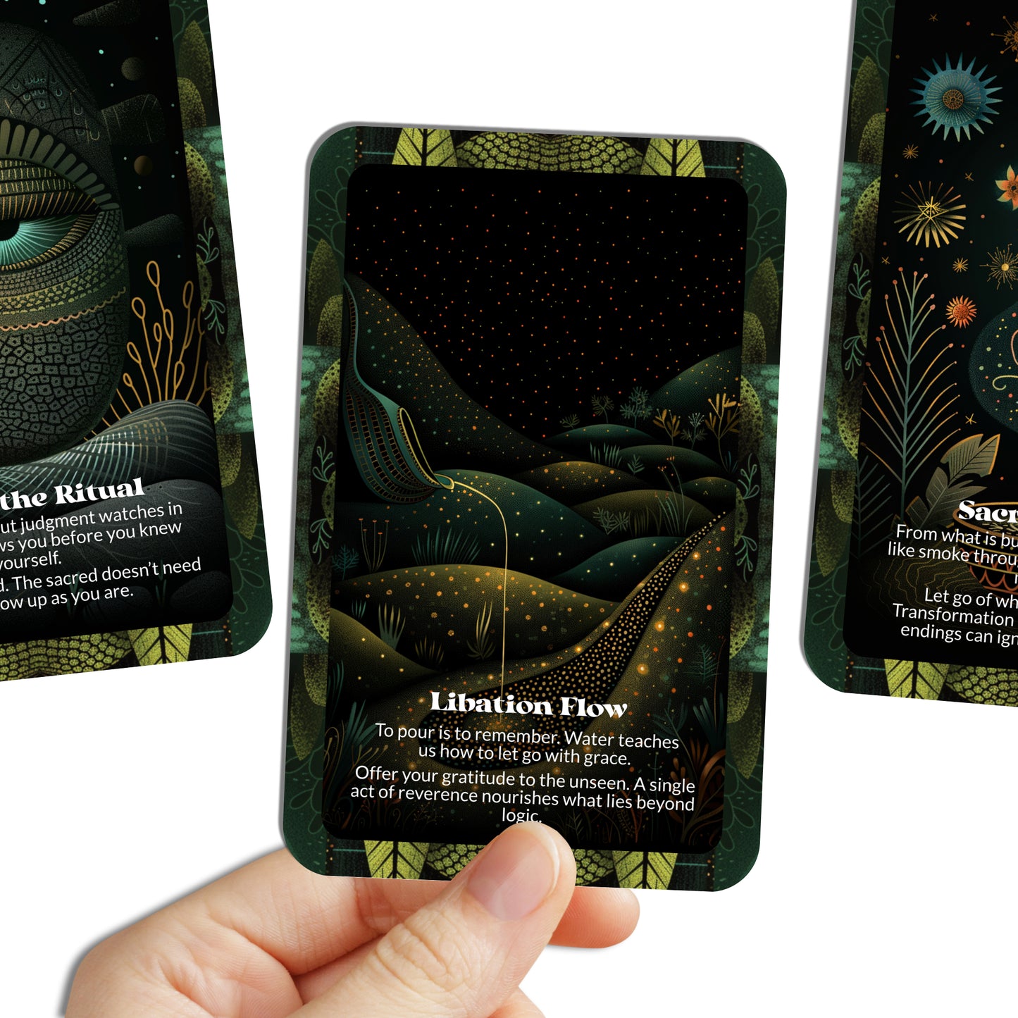 Temple Dust – An Ancient Wisdom Oracle Deck – 22 Oracle Cards – Rituals, Ruins, and Sacred Remains