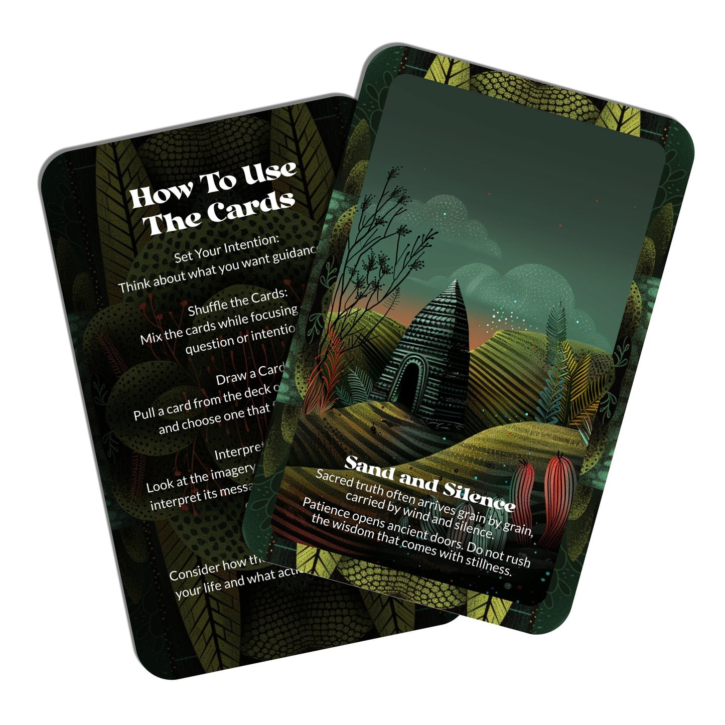 Temple Dust – An Ancient Wisdom Oracle Deck – 22 Oracle Cards – Rituals, Ruins, and Sacred Remains