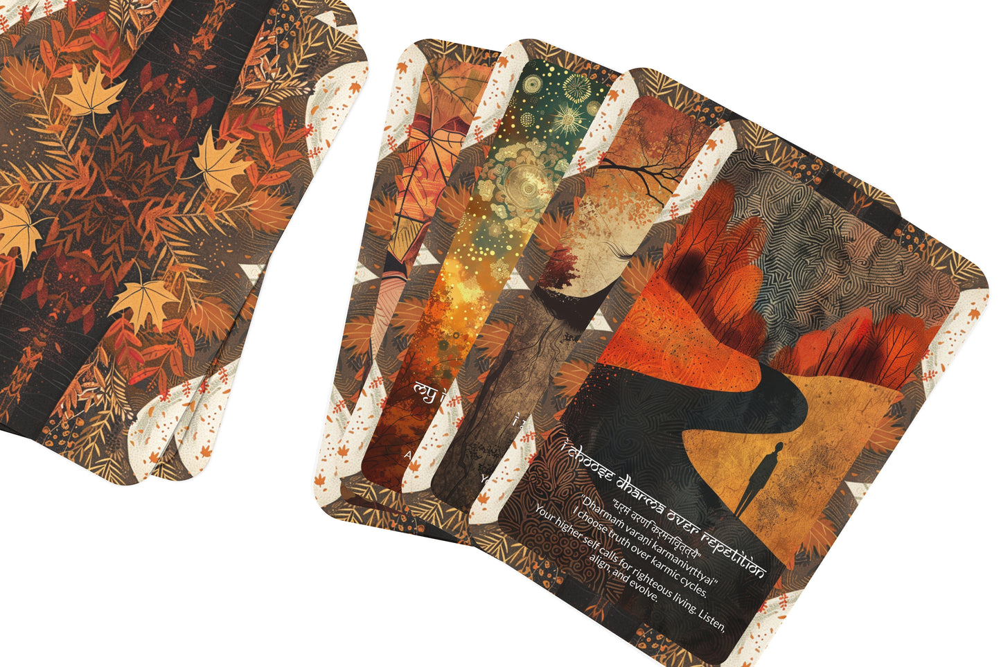 Karma-Clearing Mantra – A Liberation Oracle Deck – 22 Oracle Cards – Releasing Past Energies