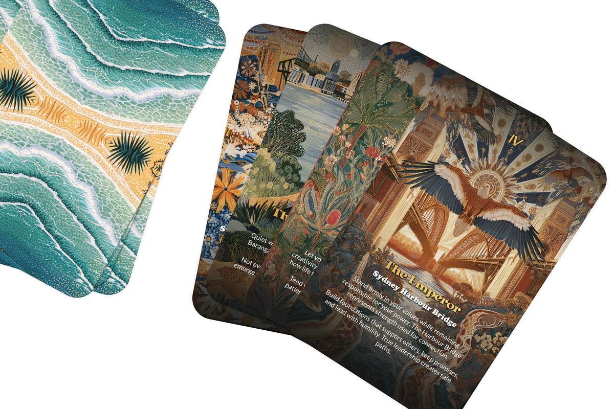 The Tarot of Sydney – An Australian Coastal Tarot Deck – 22 Tarot Cards – Harbour, Ocean, and Aboriginal Heritage