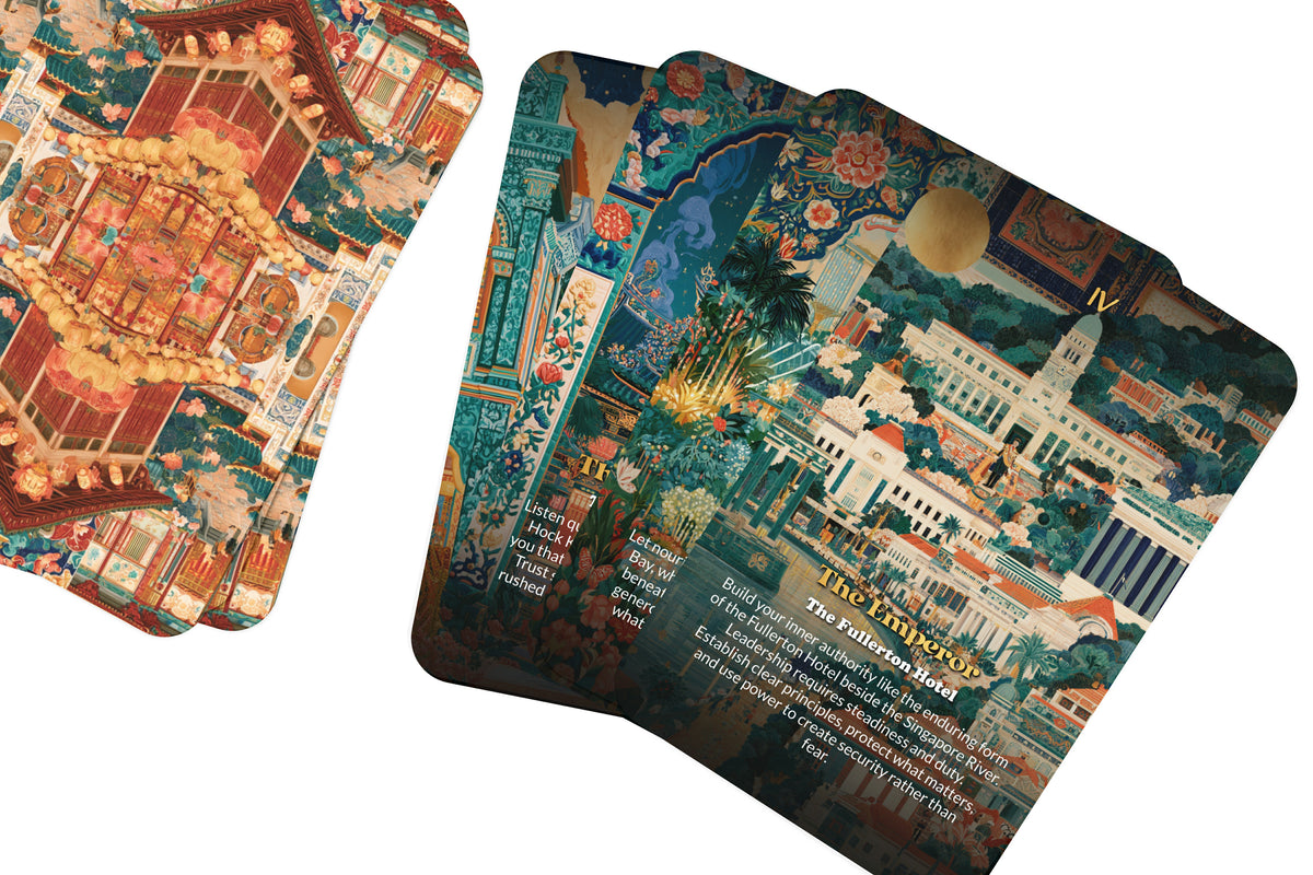 The Tarot of Singapore – A Tropical Asian Tarot Deck – 22 Tarot Cards – Gardens, Temples, and Maritime Heritage