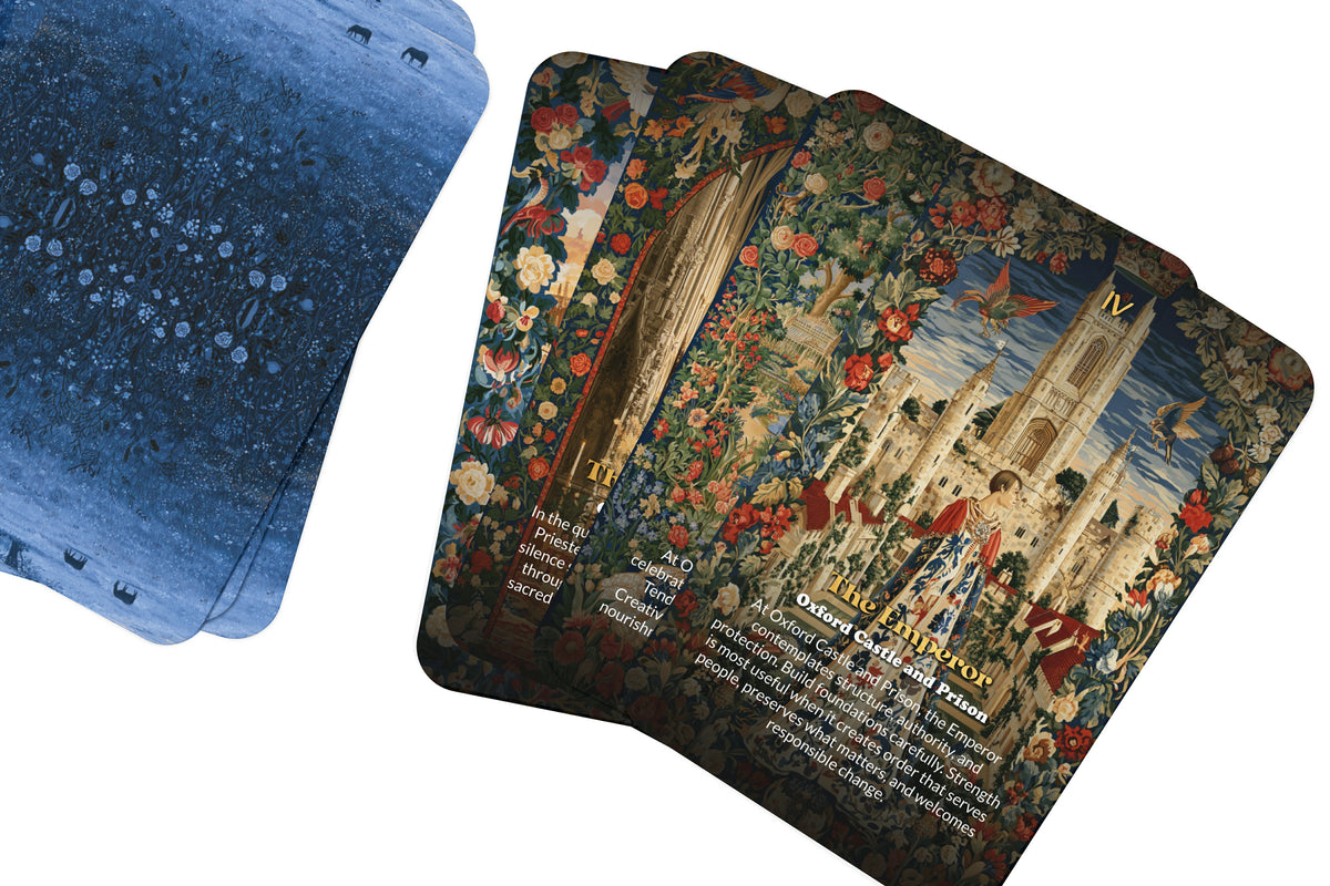 The Tarot of Oxford – An English Scholarly Tarot Deck – 22 Tarot Cards – Ancient Colleges and Timeless Wisdom