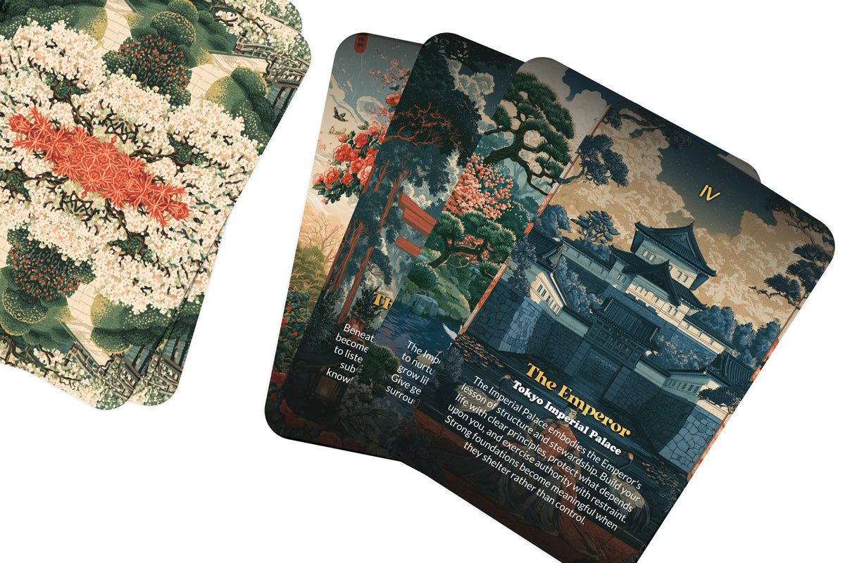 The Tarot of Tokyo – A Japanese Future Tarot Deck – 22 Tarot Cards – Ancient Traditions and Modern Energy