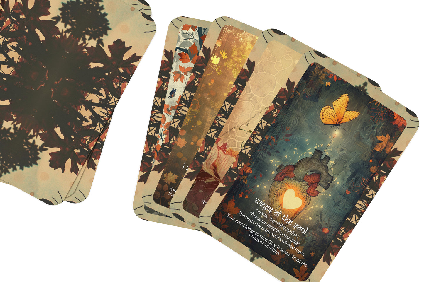 Butterfly Mantra – A Transformation Oracle Deck – 22 Oracle Cards – Metamorphosis of the Soul