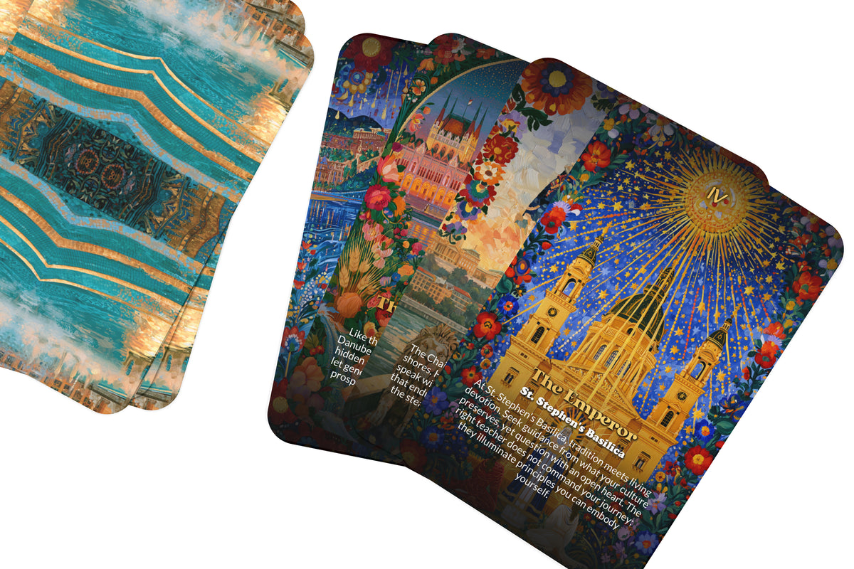 The Tarot of Budapest – A Danube Mysticism Tarot Deck – 22 Tarot Cards – Thermal Waters and Hungarian Heritage