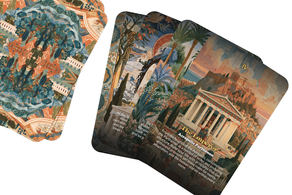 The Tarot of Athens – An Ancient Greek Wisdom Tarot Deck – 22 Tarot Cards – Myths and Mysteries of the Acropolis
