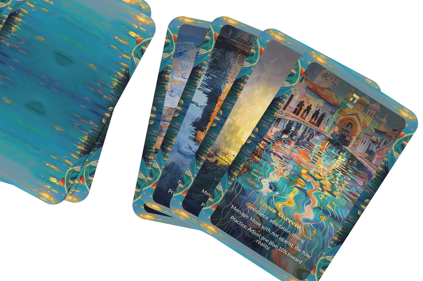 The Fisherman’s Net Oracle – 22 Oracle Cards – Draw Blessings From the Depths