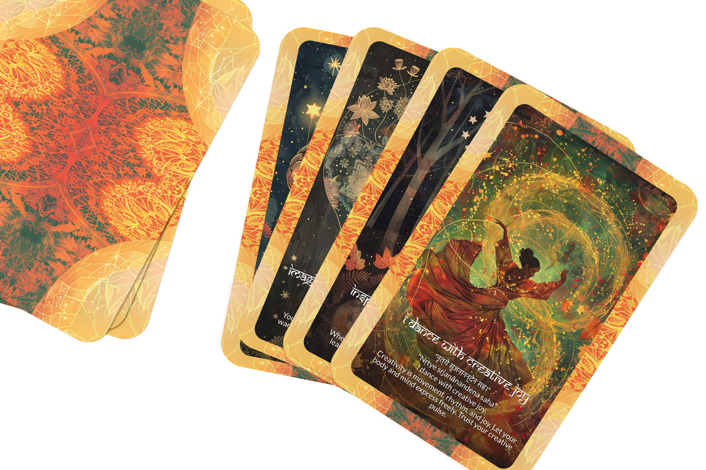 Creativity Mantra – A Soul Expression Oracle Deck – 22 Oracle Cards – Birthing Art from Spirit