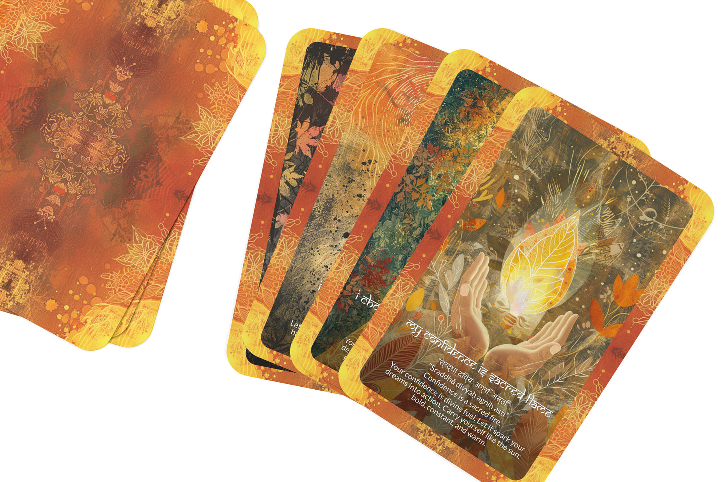 Inner Fire Mantra – A Purpose Igniter Oracle Deck – 22 Oracle Cards – Fueling Passion and Power