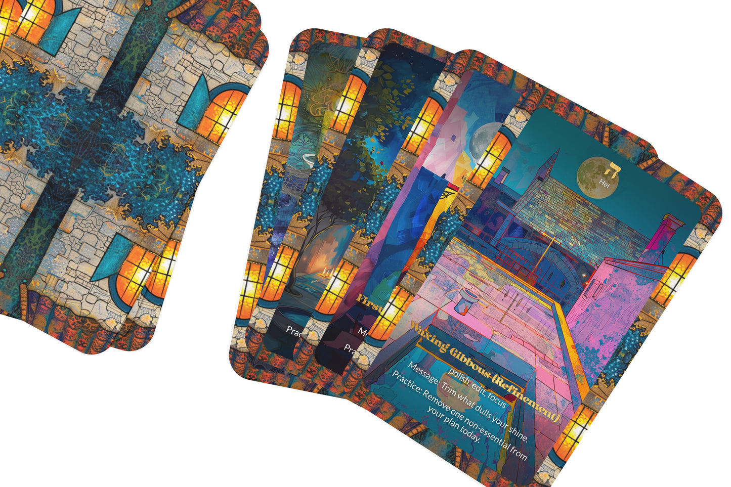 The Moon Oracle – 22 Oracle Cards – Cycles of Hidden Illumination