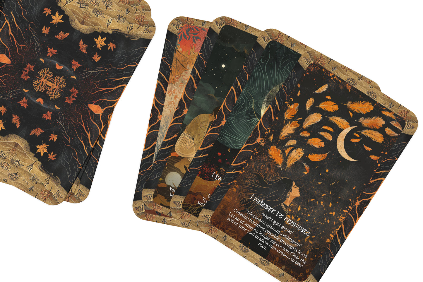 New Moon Mantra – A Seed of Intention Oracle Deck – 22 Oracle Cards – Begin Anew with the Dark Moon