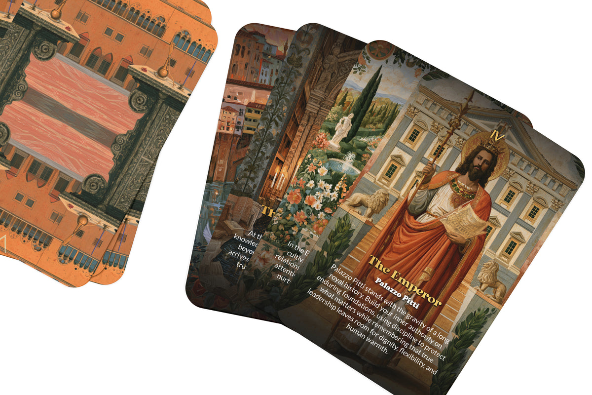 The Tarot of Florence – A Renaissance Wisdom Tarot Deck – 22 Tarot Cards – Art, Beauty, and Italian Enlightenment