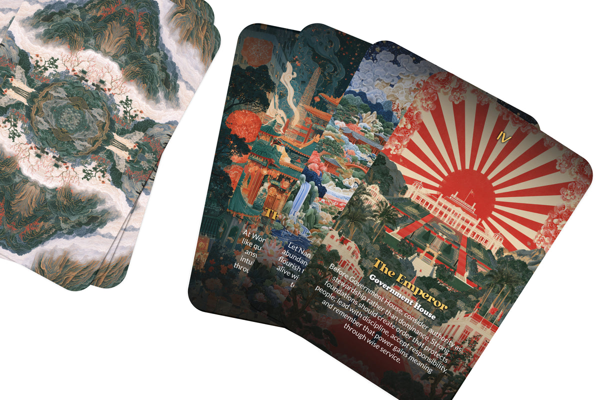 The Tarot of Hong Kong – A Dragon City Tarot Deck – 22 Tarot Cards – Eastern Wisdom and Harbour Energy