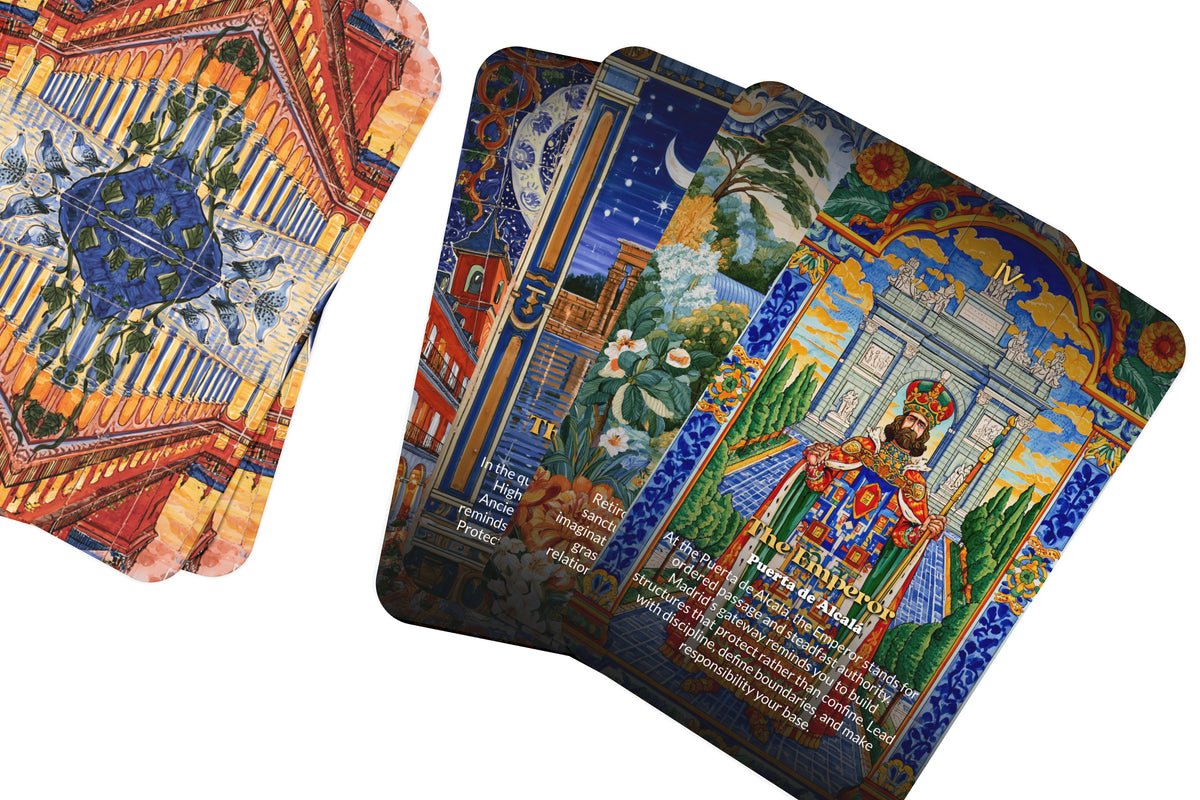 The Tarot of Madrid – A Spanish Spirit Tarot Deck – 22 Tarot Cards – Royal Heritage, Art, and Passion