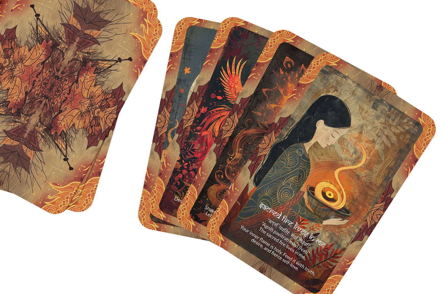 Shakti Fire Mantra – A Feminine Power Oracle Deck – 22 Oracle Cards – Igniting the Sacred Force